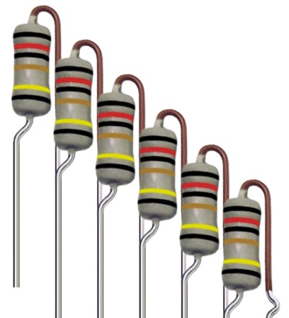 RG series high voltage metal glaze film resistors